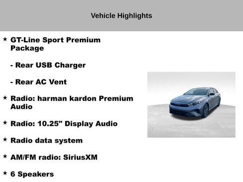 Certified 2023 Kia Forte GT-Line w/ GT-Line Premium Package FWD image 37
