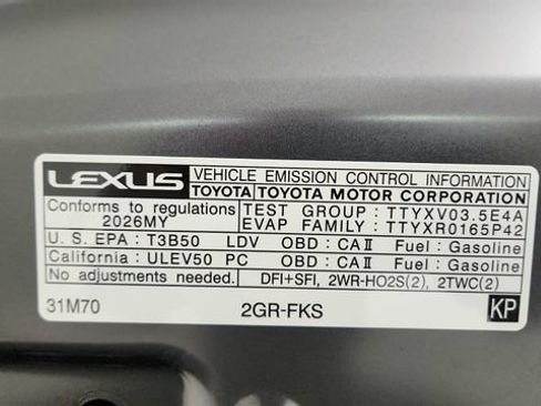 Used 2026 Lexus IS 350 F Sport w/ Accessory Package Z1 RWD image 69
