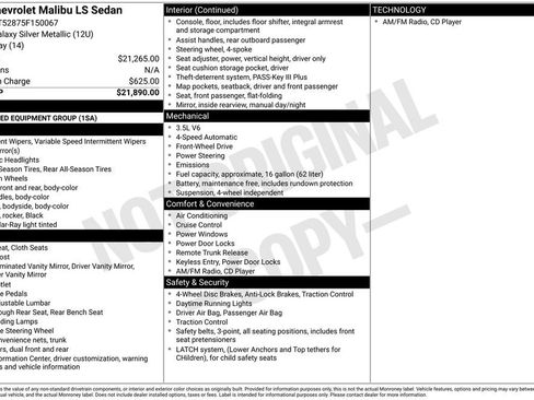 Used 2005 Chevrolet Malibu LS image 7