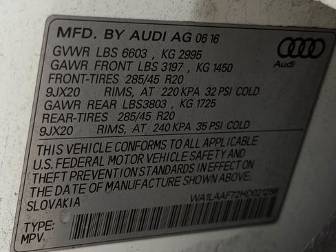 Used 2017 Audi Q7 3.0T Premium Plus w/ Premium Plus Package AWD/4WD image 36