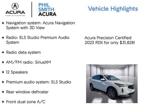 Certified 2023 Acura RDX w/ Technology Package image 5