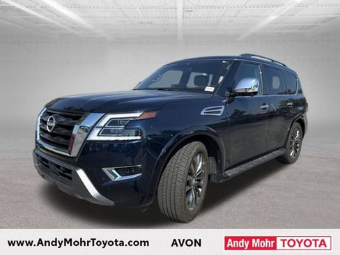 Used 2023 Nissan Armada Platinum w/ Captain's Chairs Package AWD/4WD image 4