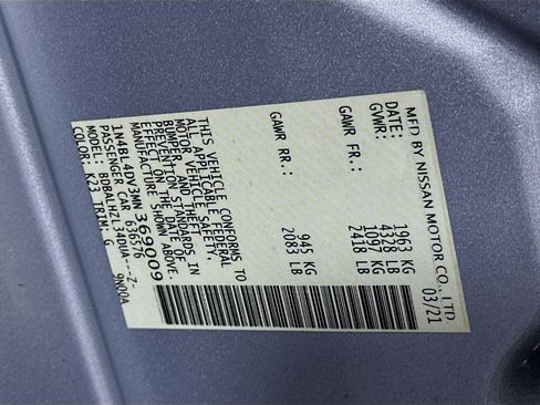 Used 2021 Nissan Altima 2.5 SV FWD image 12