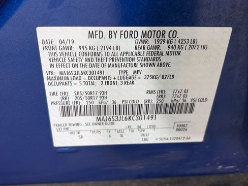 Used 2019 Ford EcoSport SES w/ SES Black Appearance Package image 9