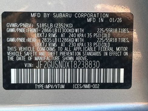 New 2026 Subaru Crosstrek 2.5i Limited image 22