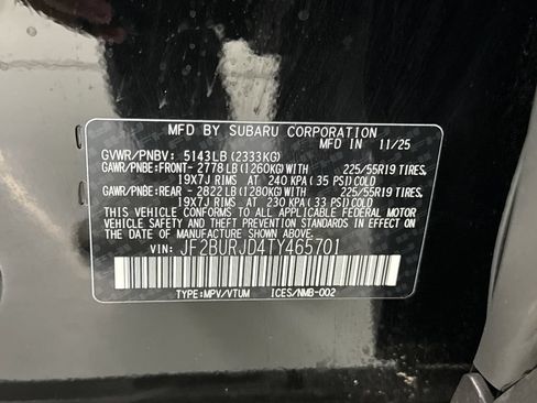 New 2026 Subaru Outback Touring XT AWD/4WD image 30
