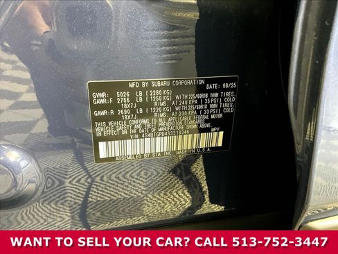 Used 2025 Subaru Outback Touring XT w/ Popular Package #2 AWD/4WD image 19
