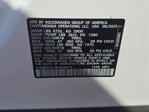 Used 2024 Volkswagen Atlas SE FWD image 28