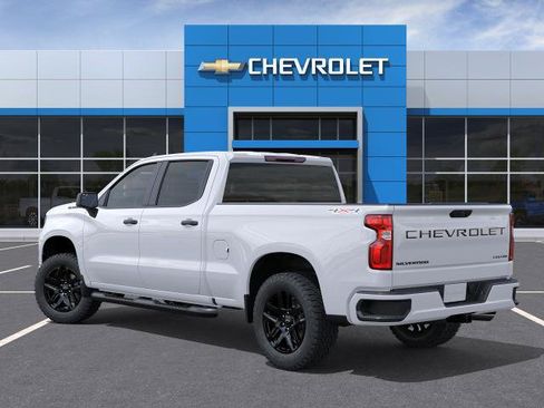 New 2026 Chevrolet Silverado 1500 Custom w/ Turbomax Blackout Package AWD/4WD image 3