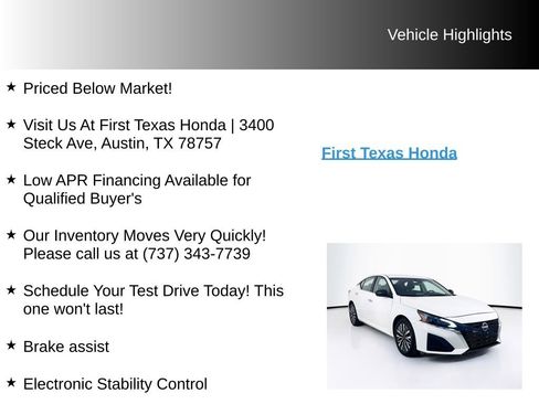 Used 2025 Nissan Altima 2.5 SV FWD image 9