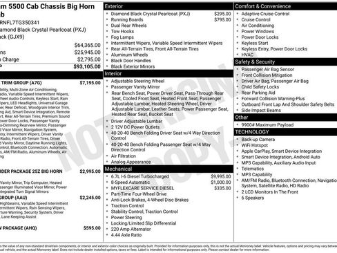 New 2026 RAM 5500 4x4 Crew Cab w/ Laramie Trim Package image 30