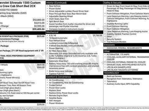New 2026 Chevrolet Silverado 1500 Custom Trail Boss w/ LPO, Dark Essentials Package image 28