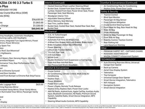 Certified 2025 MAZDA CX-90 3.3 Turbo S w/ Premium Plus image 6