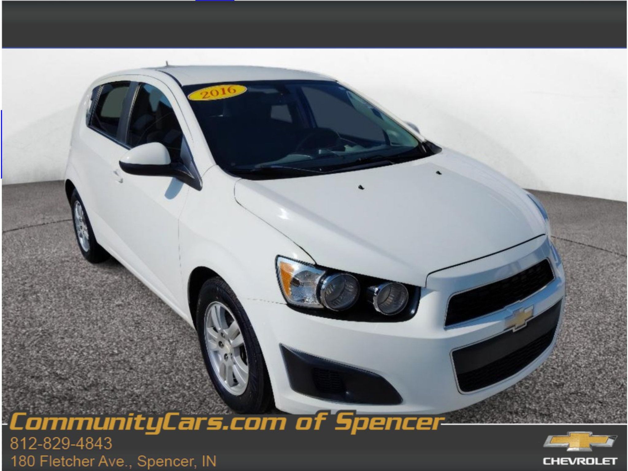 Used 2016 Chevrolet Sonic LT FWD image 1
