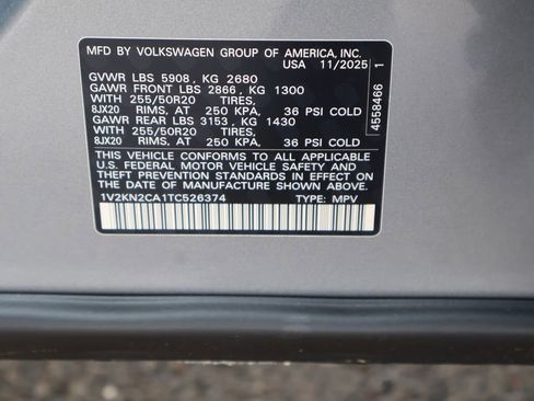 New 2026 Volkswagen Atlas SE image 46