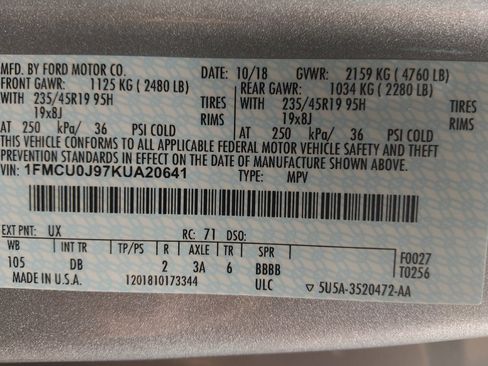 Used 2019 Ford Escape Titanium FWD image 33