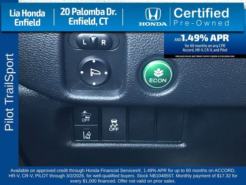 Certified 2022 Honda Pilot TrailSport image 25