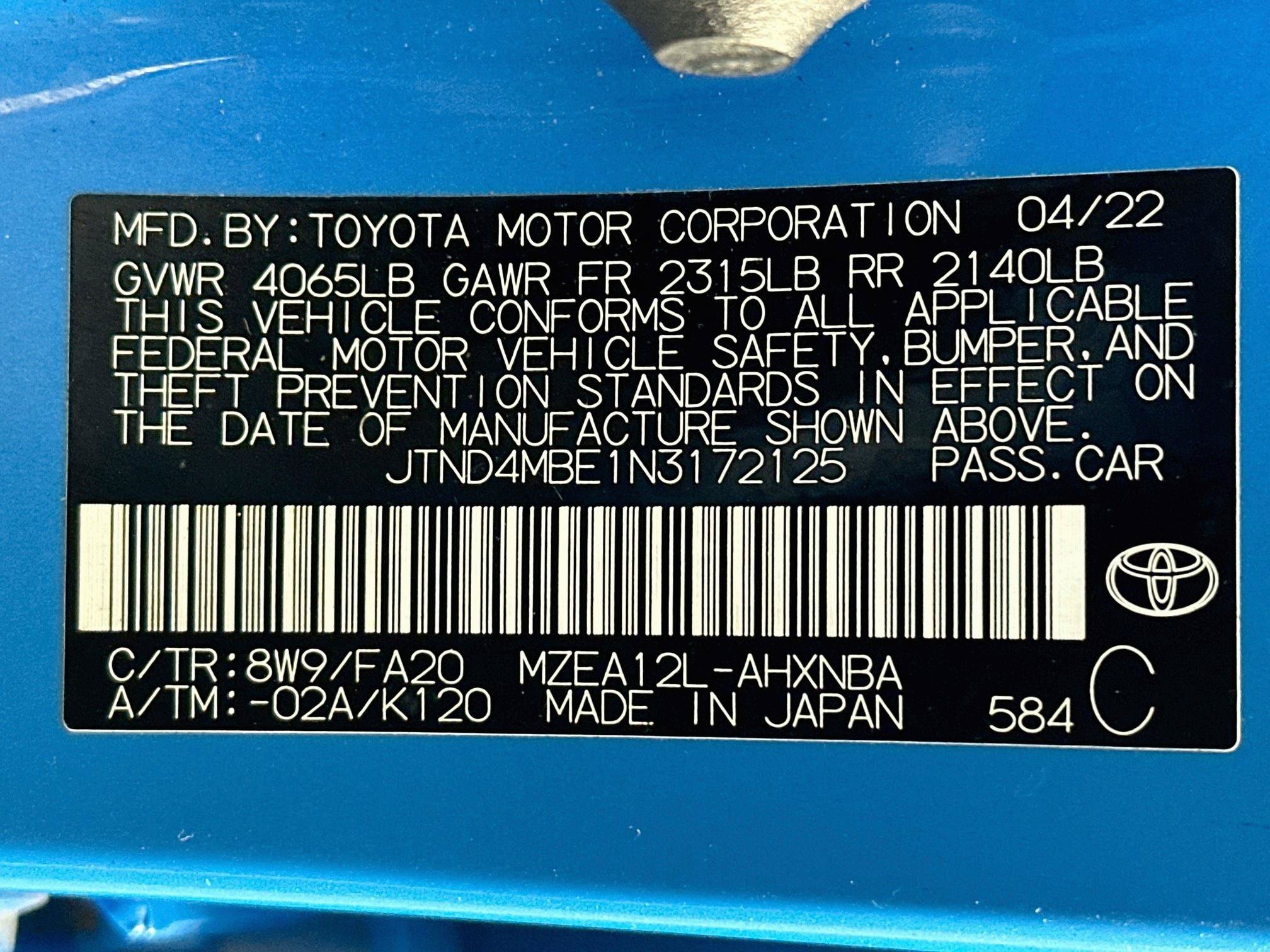 Used 2022 Toyota Corolla SE FWD image 12