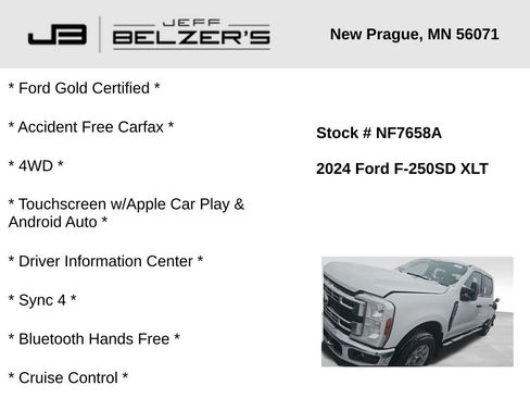 Certified 2024 Ford F250 XLT w/ FX4 Off-Road Package image 2