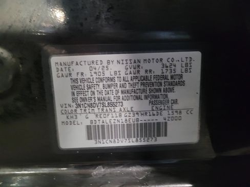 Used 2025 Nissan Versa S w/ Trunk Package FWD image 33