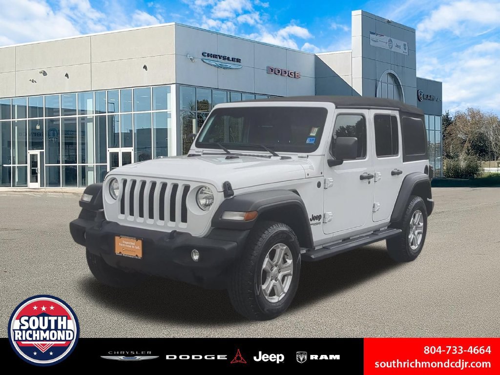 Certified 2022 Jeep Wrangler Unlimited Sport AWD/4WD image 1