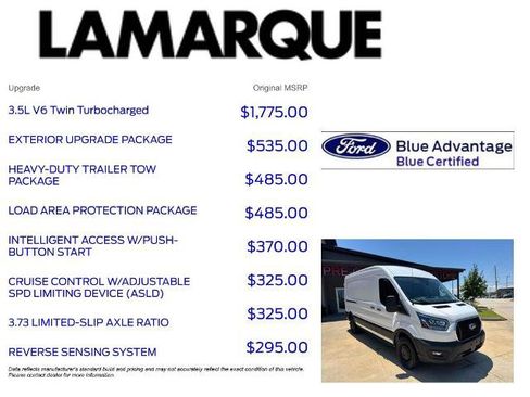 Certified 2023 Ford Transit 250 Medium Roof w/ Exterior Upgrade Package RWD image 10