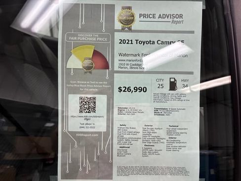 Used 2021 Toyota Camry SE AWD/4WD image 31