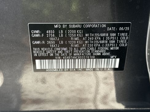 Used 2025 Subaru Outback Limited w/ Popular Package #2 AWD/4WD image 36
