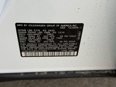 New 2026 Volkswagen Atlas Cross Sport SEL Premium R-Line AWD/4WD image 22