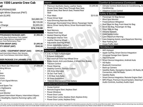 Used 2025 RAM 1500 Laramie w/ Sport Appearance Package AWD/4WD image 38