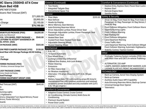 Certified 2025 GMC Sierra 2500 AT4 w/ AT4 Premium Plus Package AWD/4WD image 5