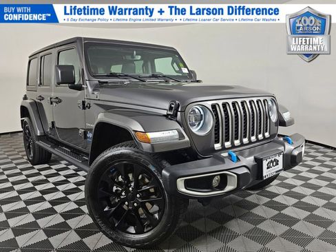 Used 2023 Jeep Wrangler Unlimited Sahara w/ Cold Weather Group AWD/4WD image 1