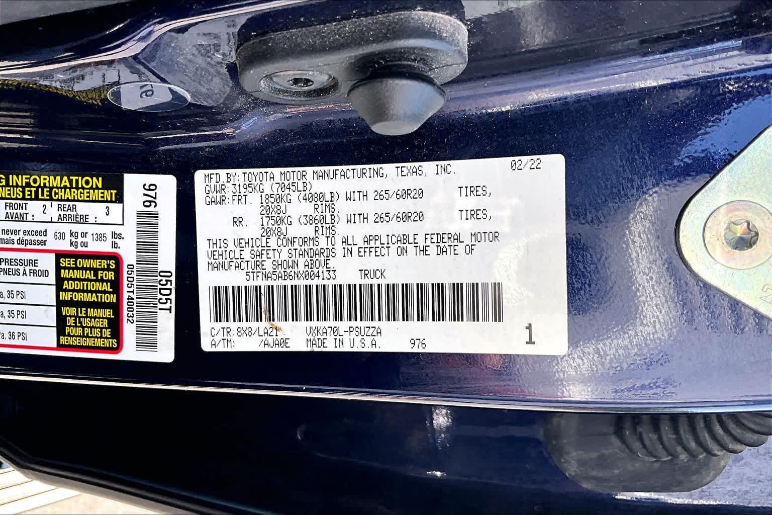 Used 2022 Toyota Tundra Platinum RWD image 70