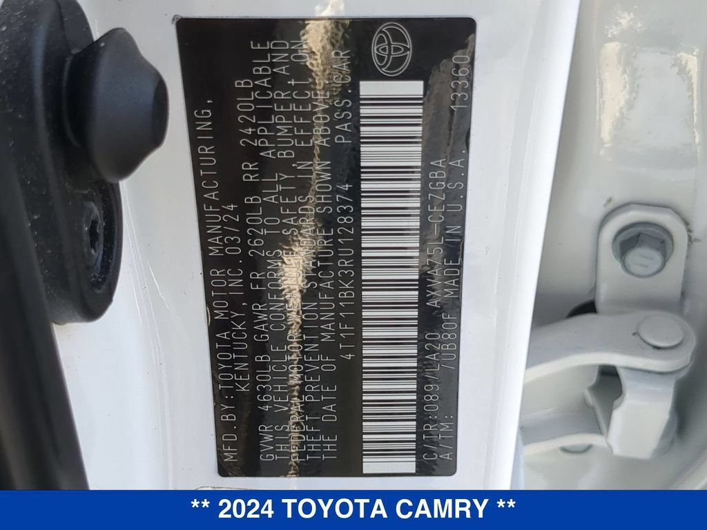 Used 2024 Toyota Camry XLE w/ Cold Weather Package AWD/4WD image 24