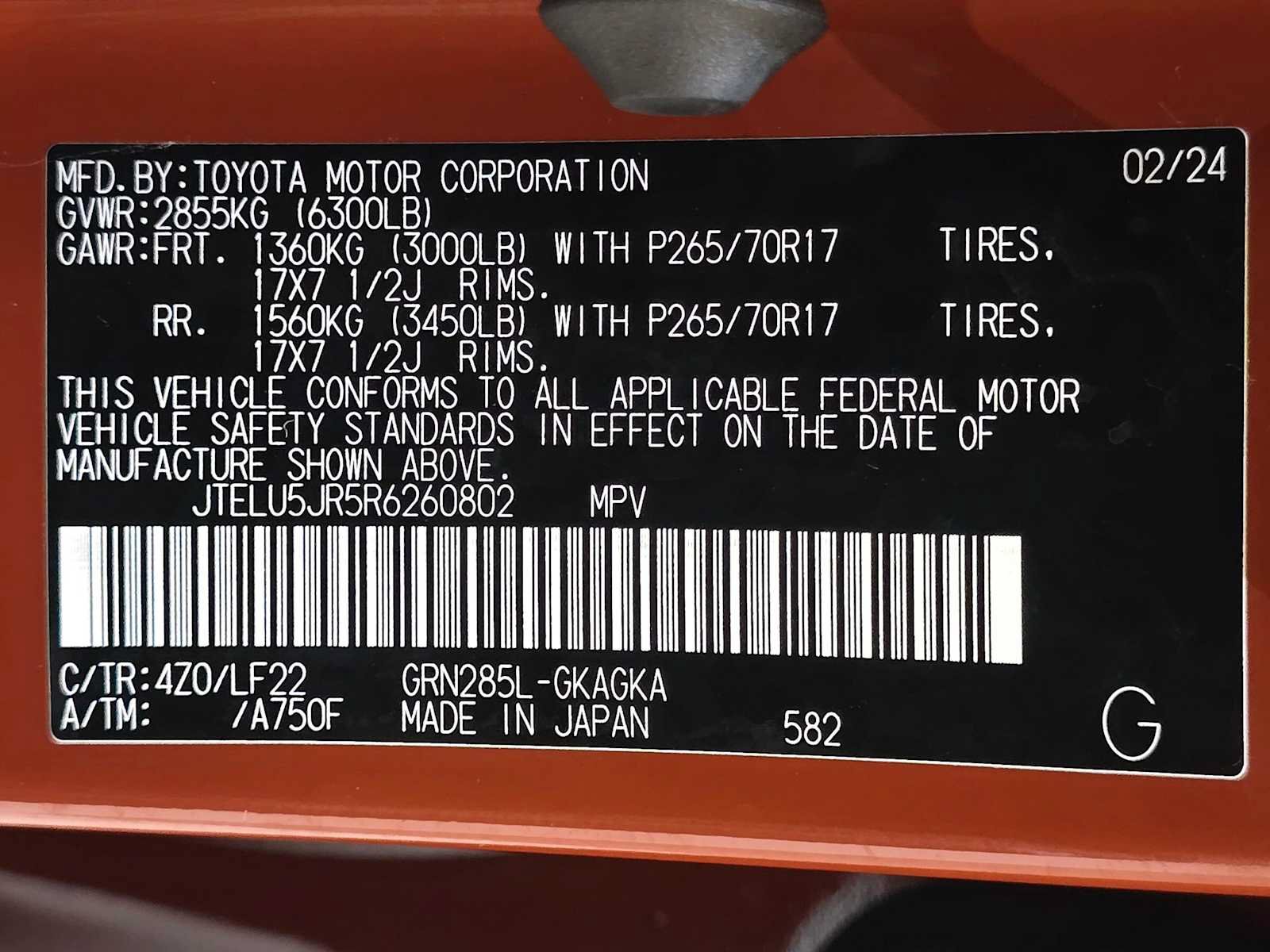 Certified 2024 Toyota 4Runner TRD Pro AWD/4WD image 32