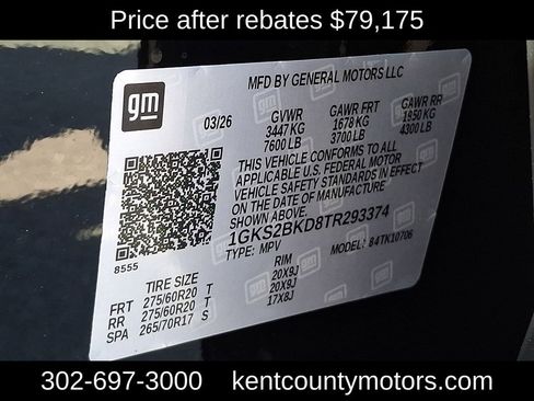 New 2026 GMC Yukon Elevation w/ Elevation Premium Package AWD/4WD image 21