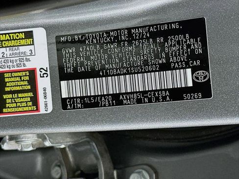 Certified 2025 Toyota Camry SE AWD/4WD image 31