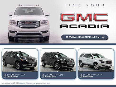 Used 2017 GMC Acadia Denali w/ Technology Package FWD image 9