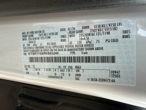 Used 2024 Ford Transit 250 Low Roof w/ Exterior Upgrade Package RWD image 45