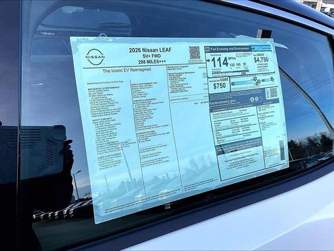 Used 2026 Nissan Leaf SV+ w/ Floor Mat Package (SV+) FWD image 13