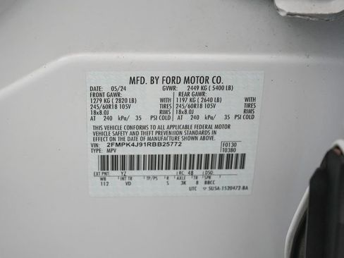 Certified 2024 Ford Edge SEL w/ Convenience Package AWD/4WD image 24