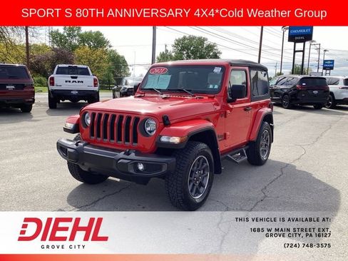 Used 2021 Jeep Wrangler Sport AWD/4WD image 3