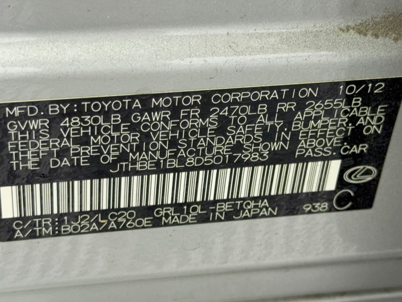 Used 2013 Lexus GS 350 w/ Premium Pkg RWD image 31