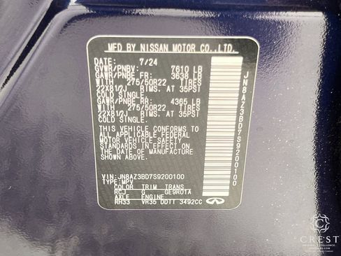 Used 2025 INFINITI QX80 Luxe RWD image 33