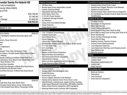 New 2026 Hyundai Santa Fe SE image 22