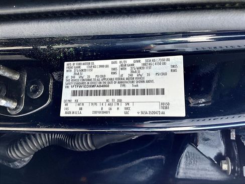 Used 2021 Ford F150 Platinum w/ Equipment Group 701A High AWD/4WD image 37