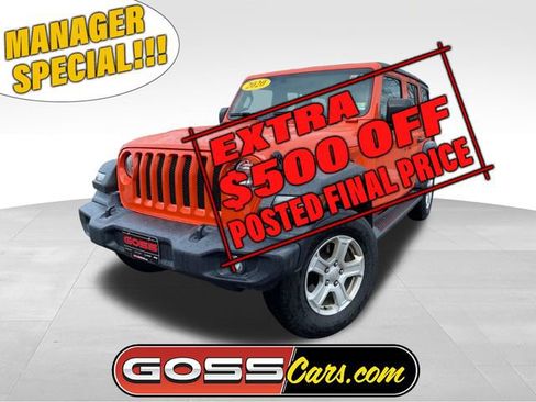 Used 2020 Jeep Wrangler Unlimited Sport S AWD/4WD image 1