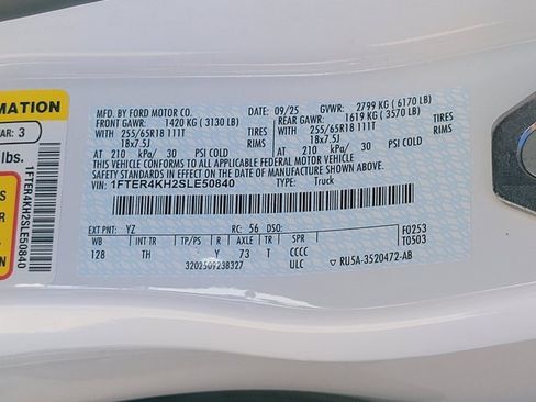 New 2025 Ford Ranger Lariat w/ FX4 Off-Road Package image 11