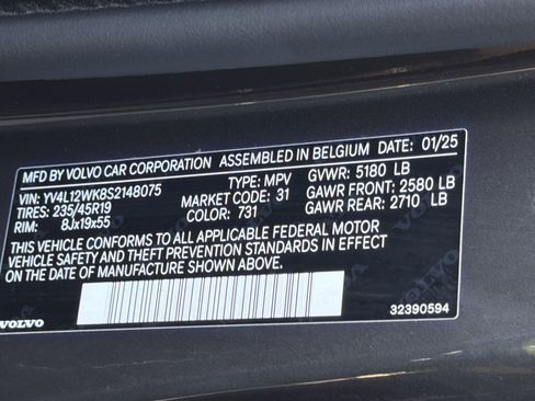 Certified 2025 Volvo V60 B5 Cross Country Plus AWD/4WD image 37