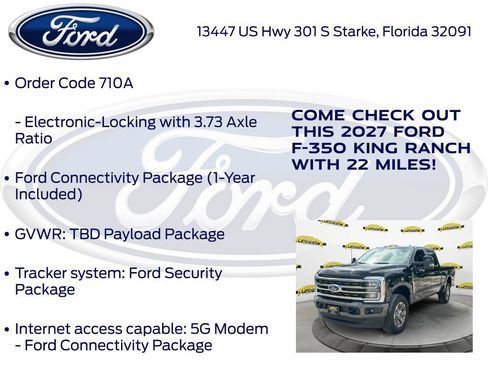 New 2027 Ford F350 King Ranch AWD/4WD image 25